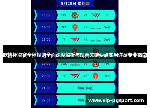 欧协杯决赛全程规则全面深度解析与观赛关键要点实用详尽专业指南 欧协杯决赛全程规则全面深度解析与观赛关键要点实用详尽专业指南